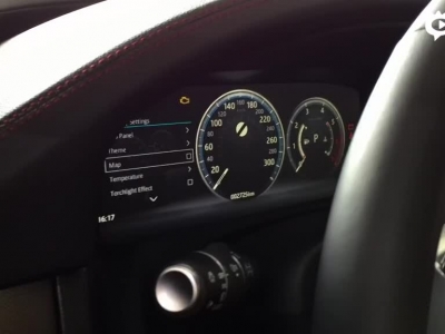 捷豹全新一代XF高配车型液晶仪表视频演示