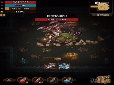 贪婪洞窟40层BOSS巨大坑道虫击杀视频