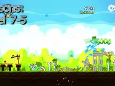 《愤怒的小鸟：季节》2011复活节版 EasterEggs第5关