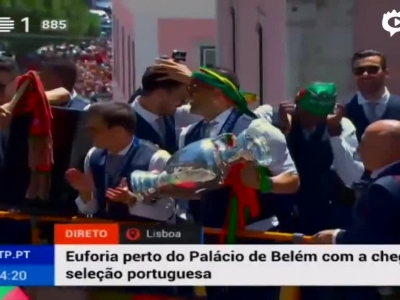 葡萄牙夺冠回国游行庆祝