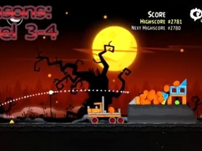 《愤怒的小鸟：季节》2010万圣版 TrickOrTreat第3-4关