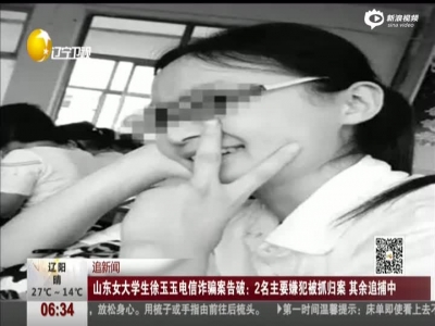 山东女大学生徐玉玉电信诈骗案告破——2名主要嫌犯被抓归案  其余追捕中