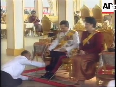 资料视频:泰国国王普密蓬·阿杜德登基50周年盛典