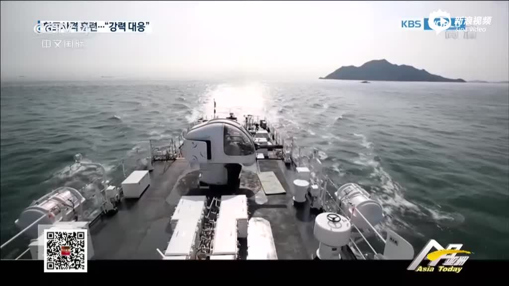 韩海警举行实弹射击演习 针对中国渔船