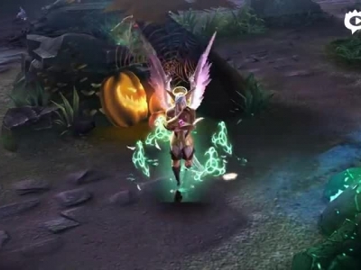 虚荣（Vainglory）天使奥达吉（ Adagio）“屠龙天使”系列（特别版）皮肤，上帝视角演示_高清
