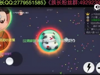 《球球大作战族长》超搞笑吃点第一名，怒刷排行榜！教学团队生存个人战嘉年华大神视频_标清