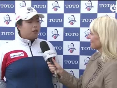 LPGA日本精英赛冯珊珊赛后采访
