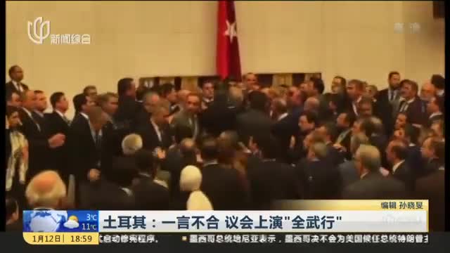 土耳其议会上演“全武行” 议员发生激烈冲突