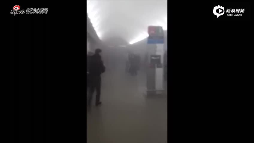 俄罗斯圣彼得堡一地铁车厢发生爆炸