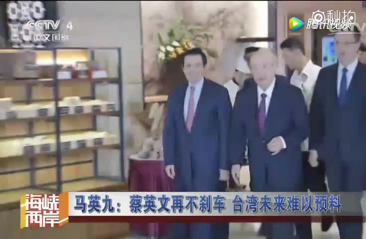 马英九嘲讽蔡英文说若再不踩刹车将会出现严重交通事故