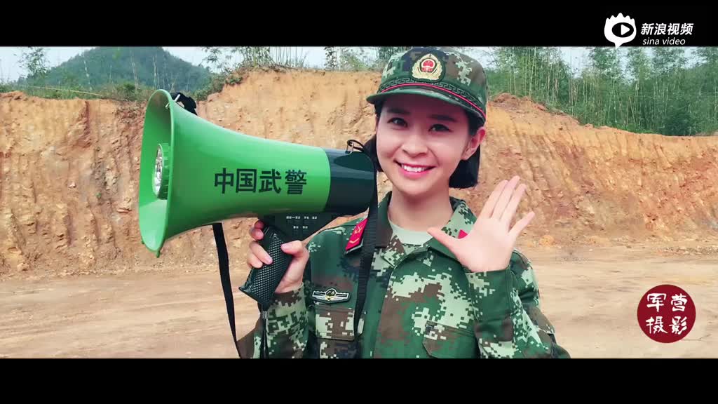 哇中国武警女兵原来可以这么美