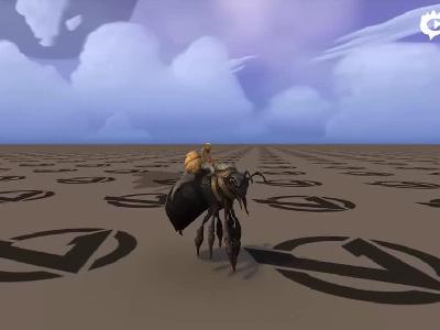 争霸艾泽拉斯：蜜蜂坐骑游戏内动画预览