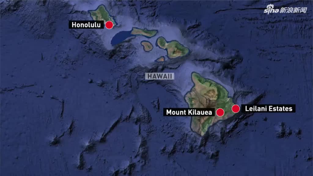 视频|夏威夷州6.9级地震 基拉韦厄火山岩浆喷射