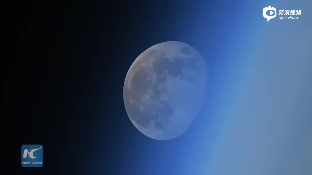 视频：太空月落多惊艳？俄宇航员拍下梦幻瞬间