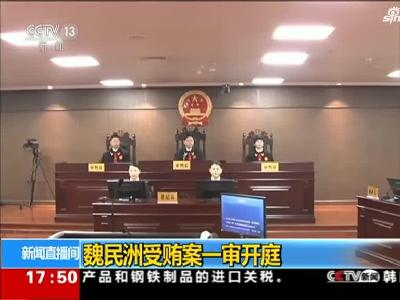 视频：魏民洲受贿案一审开庭 当庭痛哭悔罪