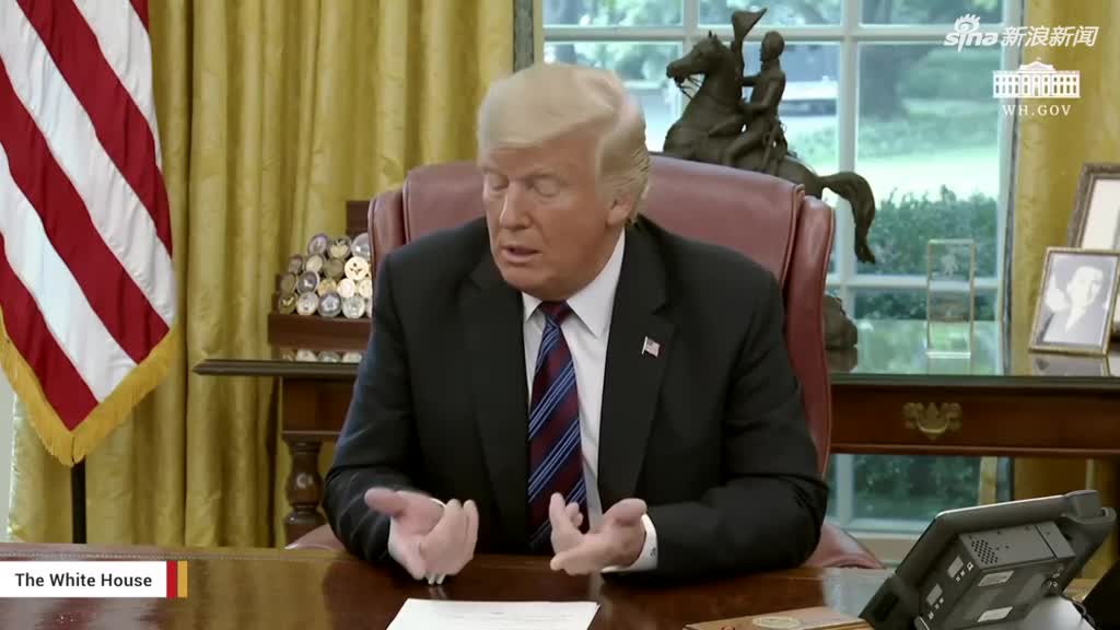 视频：特朗普与墨西哥总统通话遭遇尴尬一分钟