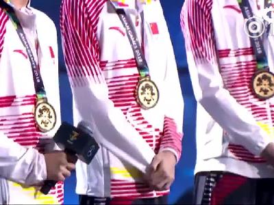 雅加达亚运会英雄联盟表演项目冠军队采访