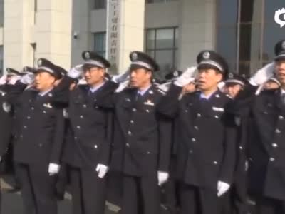 吉林省监狱系统举行升国旗仪式,向伟大祖国致敬!