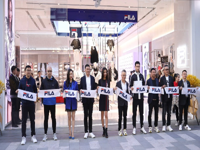 fila5g形象店登陆厦门万象城群星荟聚见证启幕