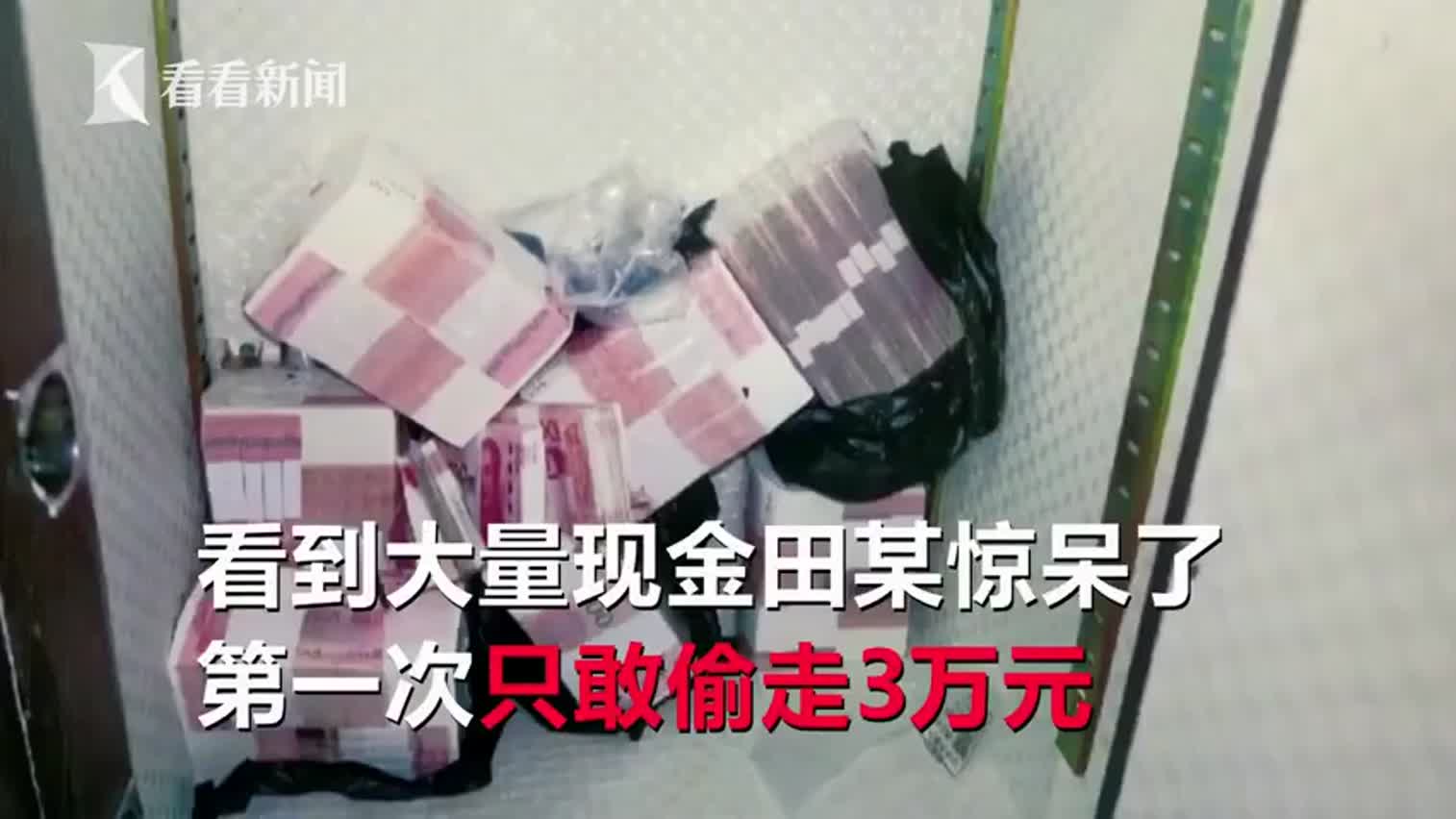 内容 近日,杭州一家企业的保险箱被盗,内存的120万现金被偷走27万