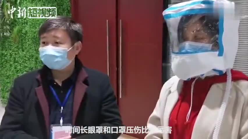 视频|河南企业发明新型防护隔离帽 让抗击新冠肺炎