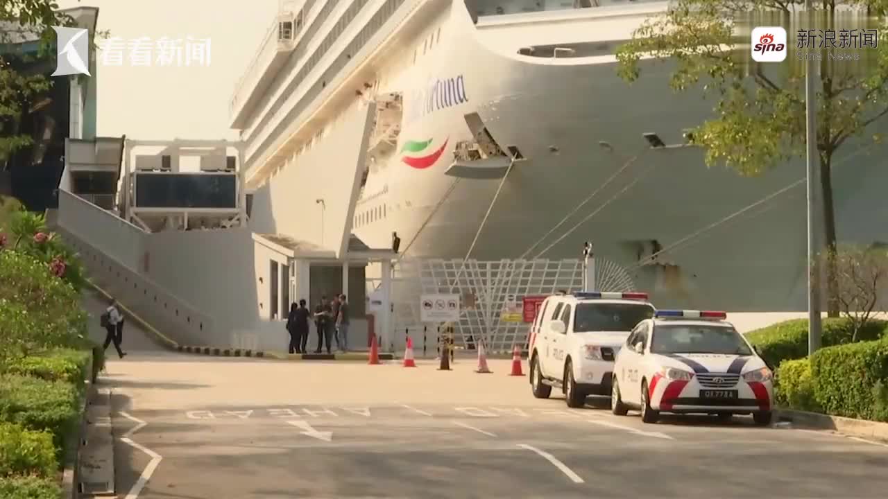 视频-载两千乘客遭两国禁泊 意大利邮轮接连被拒返