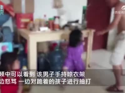 男子用衣架暴打3女童,被打者跪地求饶后仍不
