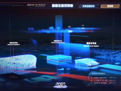 智慧冬奥驾驶舱大数据平台视频