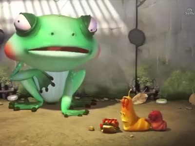 爆笑虫子:青蛙不小心打到自己,真的太有意思了!