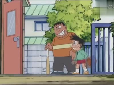 哆啦a梦:大雄打棒球突然变得很厉害,小夫跟胖虎都看蒙