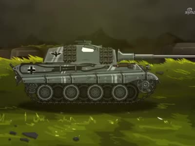 坦克世界动画:钢铁怪兽kv6在和谁战斗