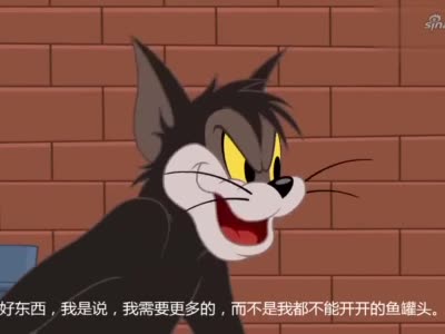 猫和老鼠:汤姆被小狗欺负,请来黑猫助阵,黑猫也被欺负