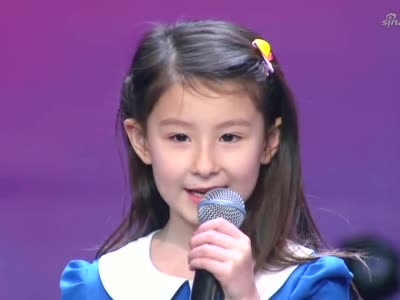 出彩中国人:9岁混血小女孩上出彩,童声演唱歌曲,赢观众掌声