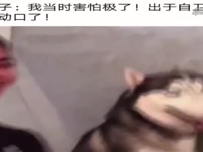 狗子:我当时害怕极了,出于自卫,我先动口了!