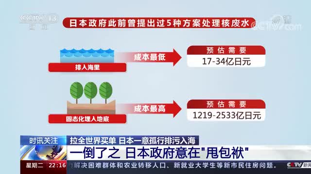 一意孤行排污入海日本要拉全世界买单