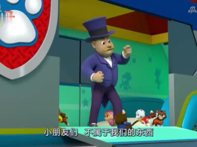 汪汪队立大功全集:韩丁那市长被困车门外,狗狗拯救巡逻车