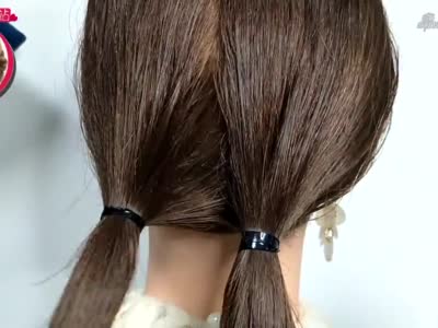一款绝妙的发簪盘发用这法子扎很简单,发型纹理别致还