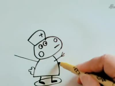 小羊苏西装扮护士看护生病的恐龙先生,趣味卡通儿童简