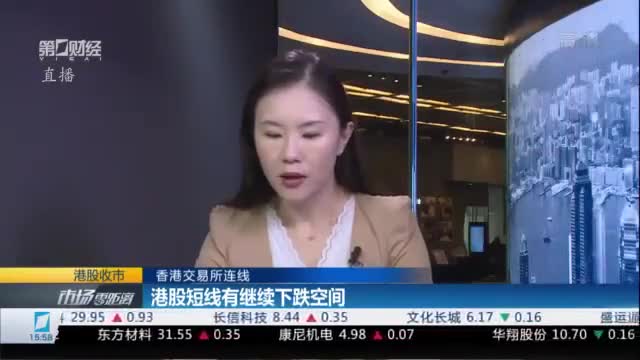 港股重挫 汽车股逆市大涨丨港股收市