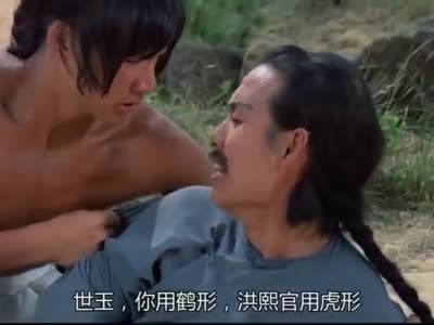 方世玉与洪熙官:洪熙官和方世玉联手使出虎鹤双形拳,打败东将军
