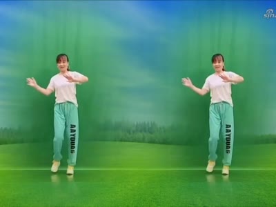 32步广场舞《天籁传奇》歌声悠扬大气,舞步简单好学