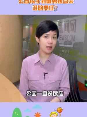 视频|闲话上海:公园钩子刮破男孩耳朵 谁的责任?