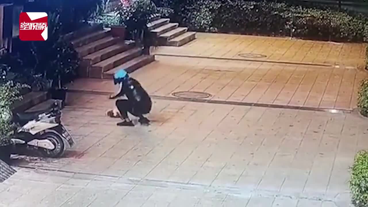 气愤男子当街拎起小猫反复狠摔踩踏