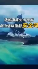 汤加火山喷发，在附近海域作业的舟山渔船还好吗？