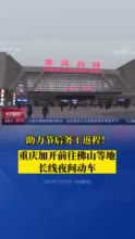 到广东浙江福建……重庆超500趟次返岗“直通车”送你去