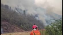 云南玉溪森林火灾：部分地段火势已有效控制，此前火头直逼村庄