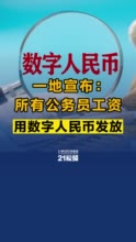 重磅！一地宣布：所有公务员工资用数字人民币发放