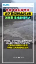 河北涿州洪水亲历者发声：村子淹成了“海”，仍有亲人没出来