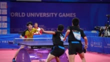 C视频丨连拿两金 中国队夺得大运会乒乓球女子双打男子双打冠军