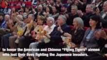 Flying Tigers veteran moved to tears during visit to Kunming Foreign Language School